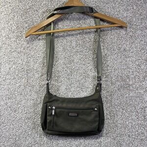 Baggallini Crossbody Bag Womens Small Green Polyester Travel Organizer Pockets